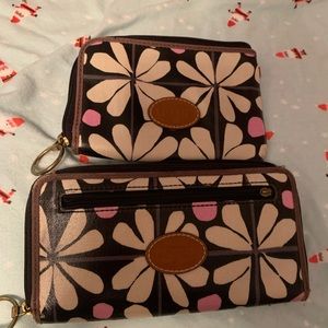 fossil wallet set
